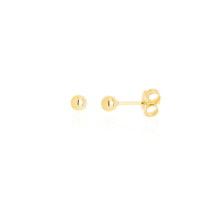 Brinco Bolinha P Banhado a Ouro 18K - Liven Semijoias