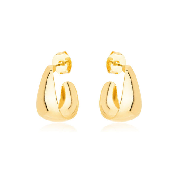 Brinco Argola Gota Banhado a Ouro 18K - Liven Semijoias
