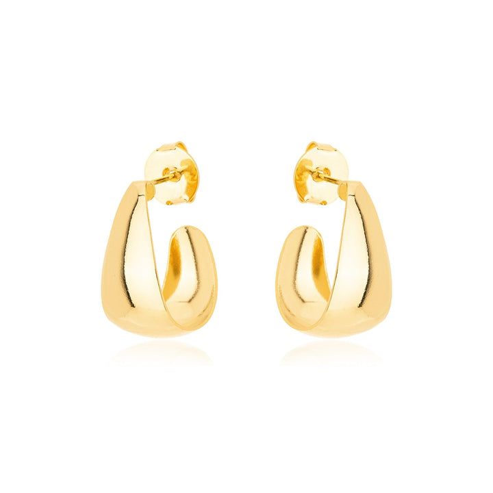 Brinco Argola Gota Banhado a Ouro 18K - Liven Semijoias
