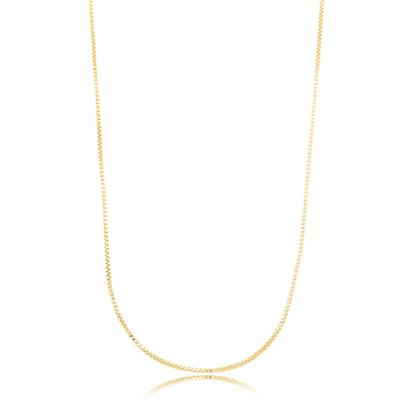 Colar Corrente Veneziana 50cm Banhado a Ouro 18K - Liven Semijoias