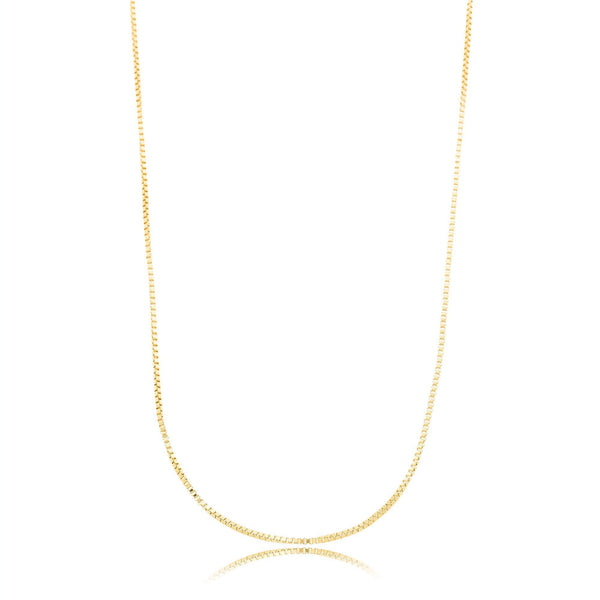 Colar Corrente Veneziana 40cm Banhado a Ouro 18K - Liven Semijoias