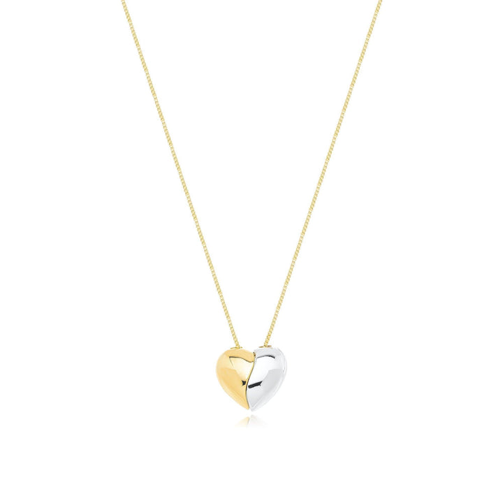 Conjunto Colar Com Pingente + Brinco Duo Banhado a Ouro 18K - Liven Semijoias